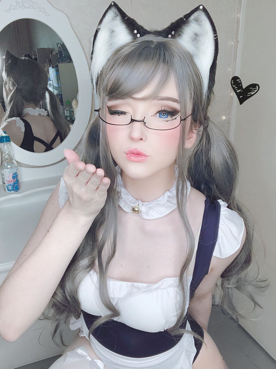 [62P+6V] 【CandyBall】MaidSwimsuit